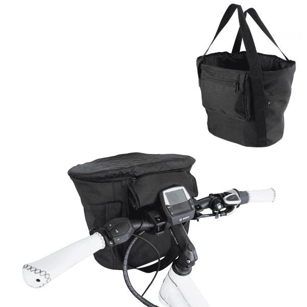 Cestino Anteriore E - Bike - Nero