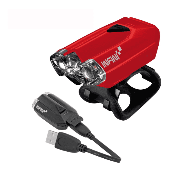 Luce Anteriore Manubrio Lava 80 Lumen - Rosso
