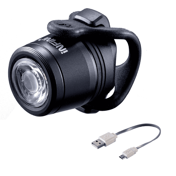 Luce Anteriore Manubrio Mini Luxo - Nero