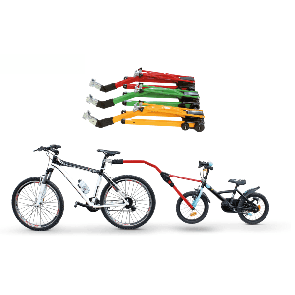 Barra Traino Bicicletta Bimbo Trail Angel Preassemblata - Rosso