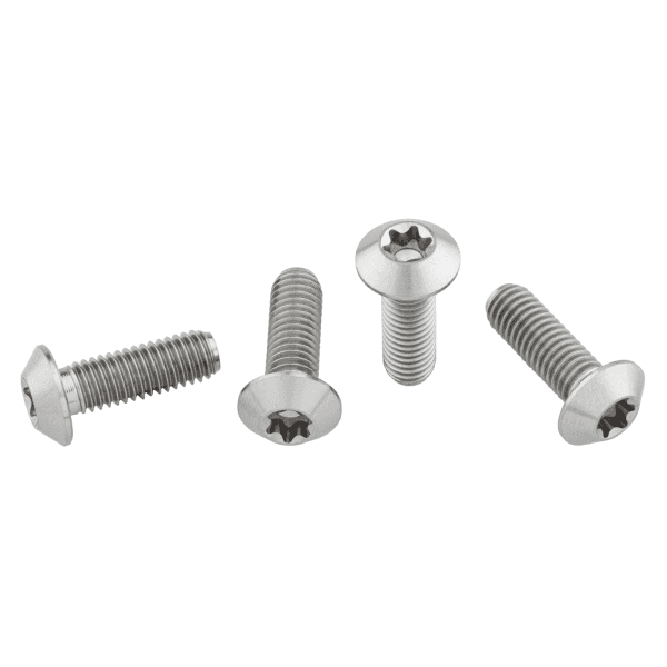 Set Viti Titanio Portaborraccia 4pz M5x0 8mmx15mm Testa Profilo Basso - Oil Slick
