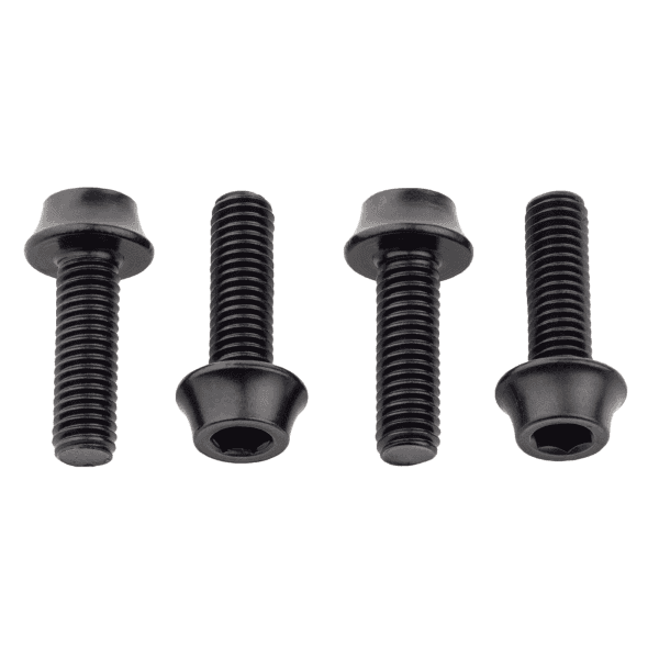 Set Viti Portaborraccia 4pz - Nero
