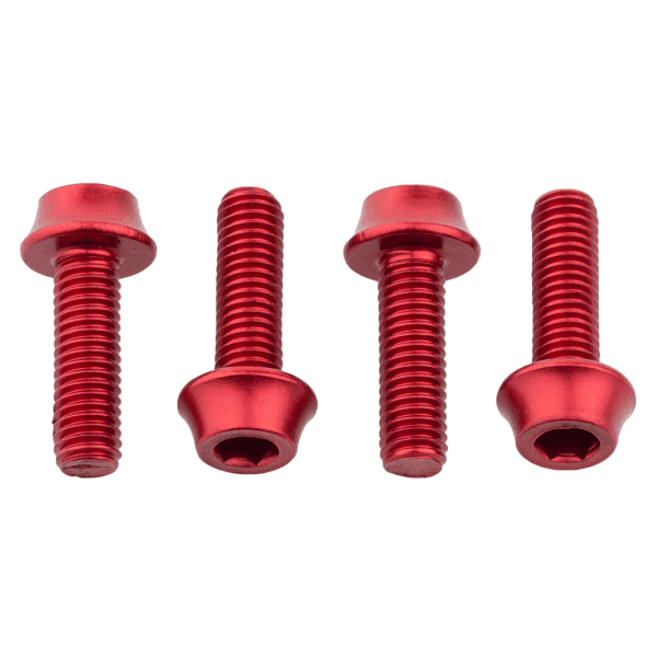 Set Viti Portaborraccia 4pz - Rosso