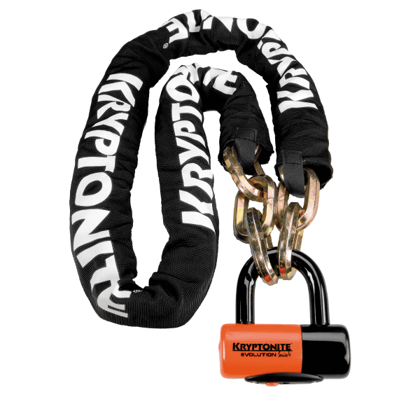 Catena New York E Lucchetto Evolution Series 4 - 170 Cm Nero Arancio