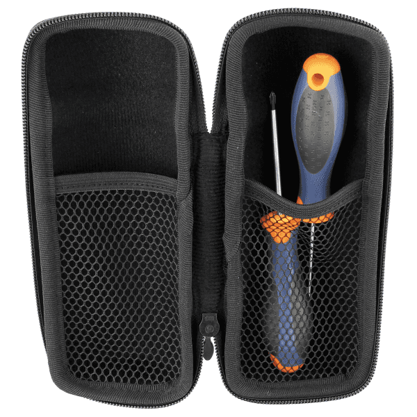 Borraccia Portaoggetti Zip 500 Ml - Carbon Finish Nero